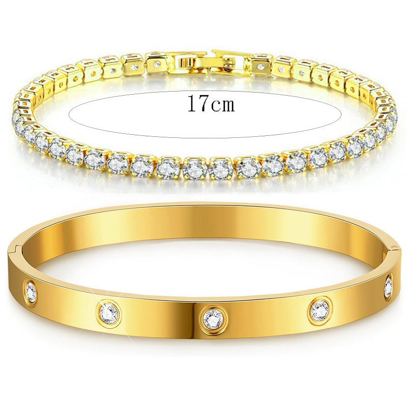 Set di Bracciali Oro e Argento - Eleganti e Versatili per Ogni Occasione