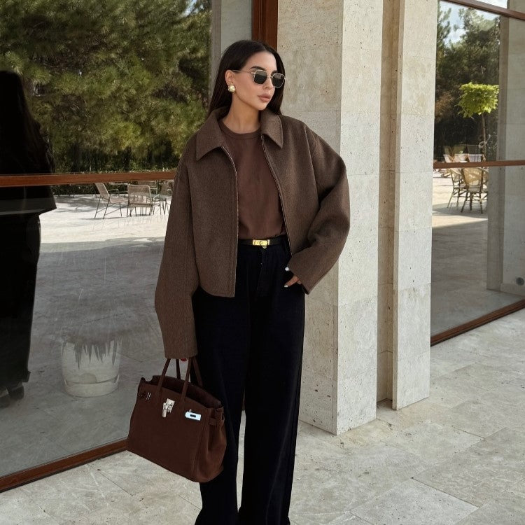 Giacca oversize di lana